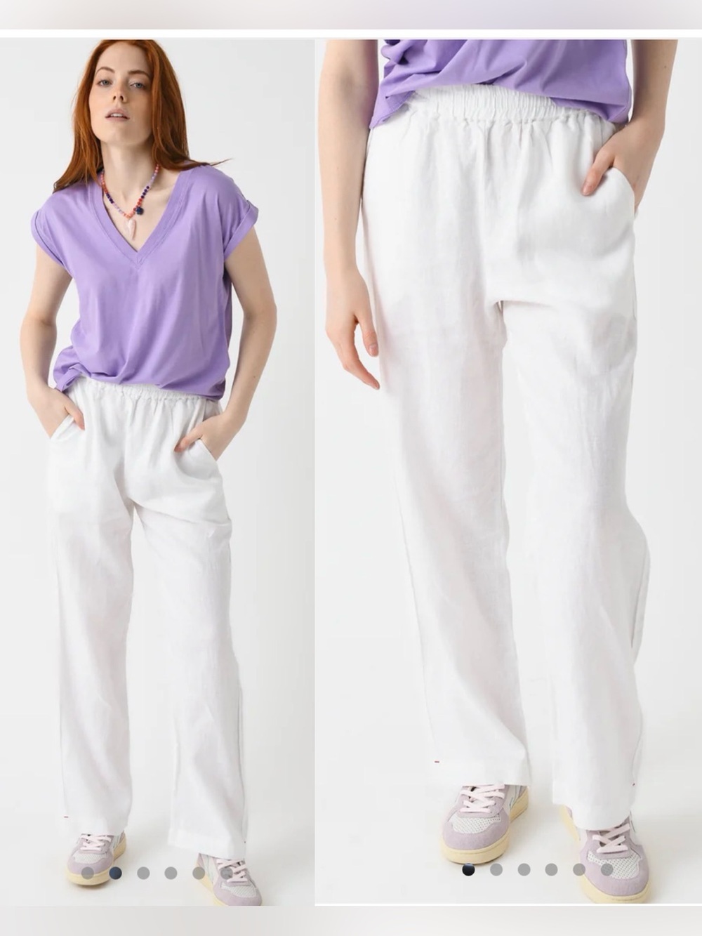 Xirena Atticus 100% Linen Pants Straight Leg Resort Beachy , Small